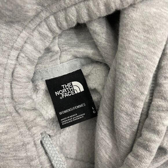 The North Face Half Dome Hoodie Women XL Gray Gorpcore Pullover Sweatshirt - Picture 5 of 9